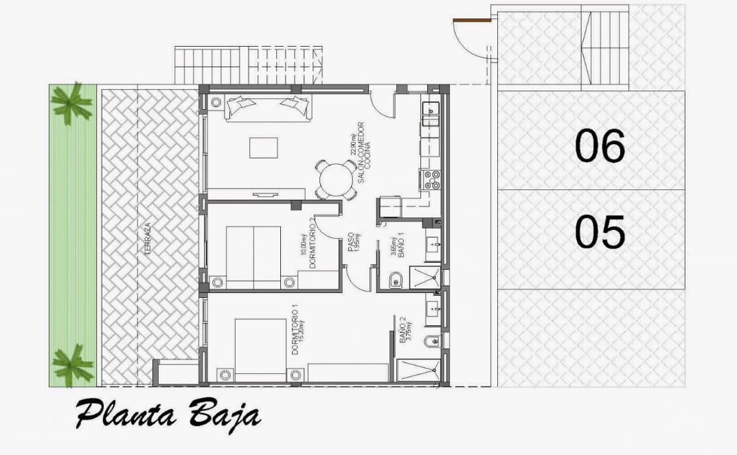 3 camera da letto Appartamento in vendita in Algorfa con piscina garage - 250.000 € (Rif: 9239267)