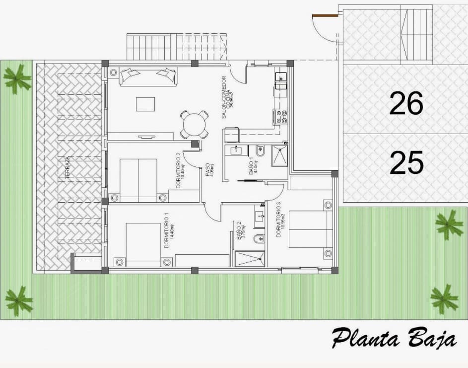 3 camera da letto Appartamento in vendita in Algorfa con piscina garage - 250.000 € (Rif: 9239267)