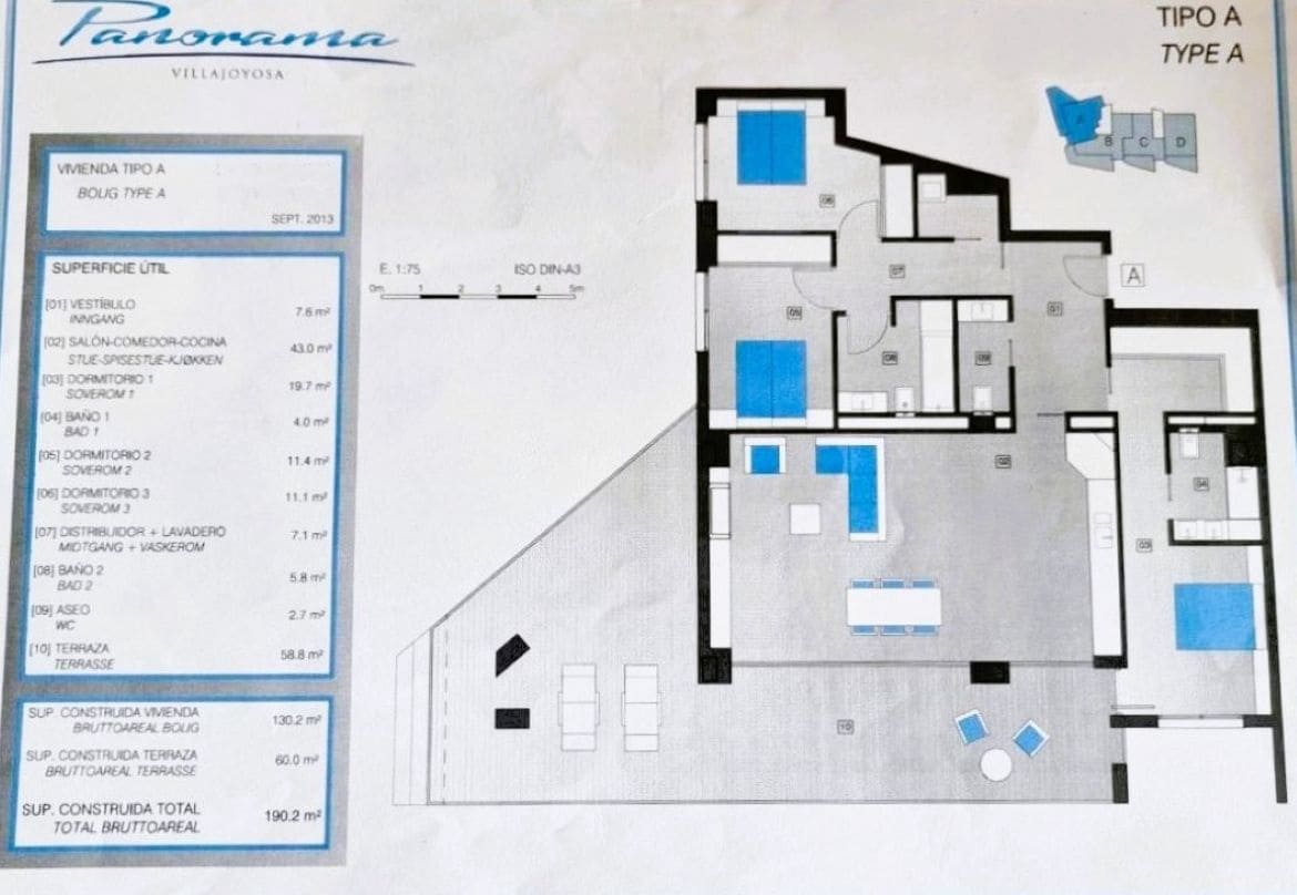 3 quarto Apartamento para venda em La Villajoyosa / Vila Joiosa com piscina garagem - 688 000 € (Ref: 8680970)