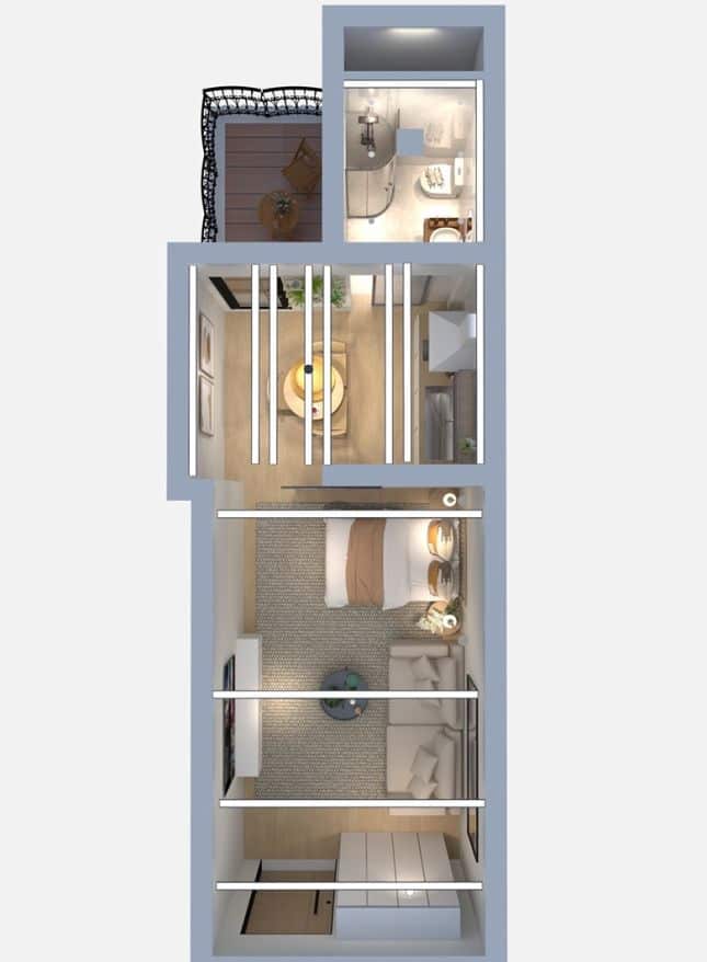 Apartamento de 1 habitación en La Villajoyosa / Vila Joiosa en venta - 259.000 € (Ref: 9639819)