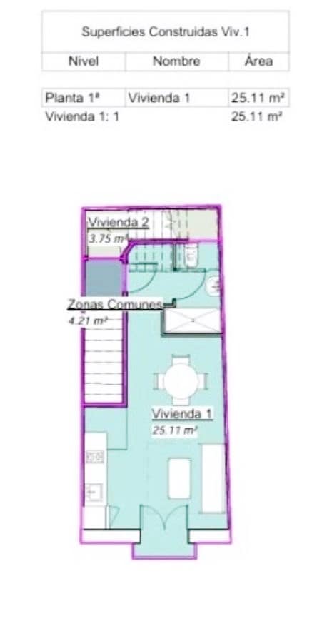 Apartment zu verkaufen in La Villajoyosa / Vila Joiosa - 180.000 € (Ref: 9639820)
