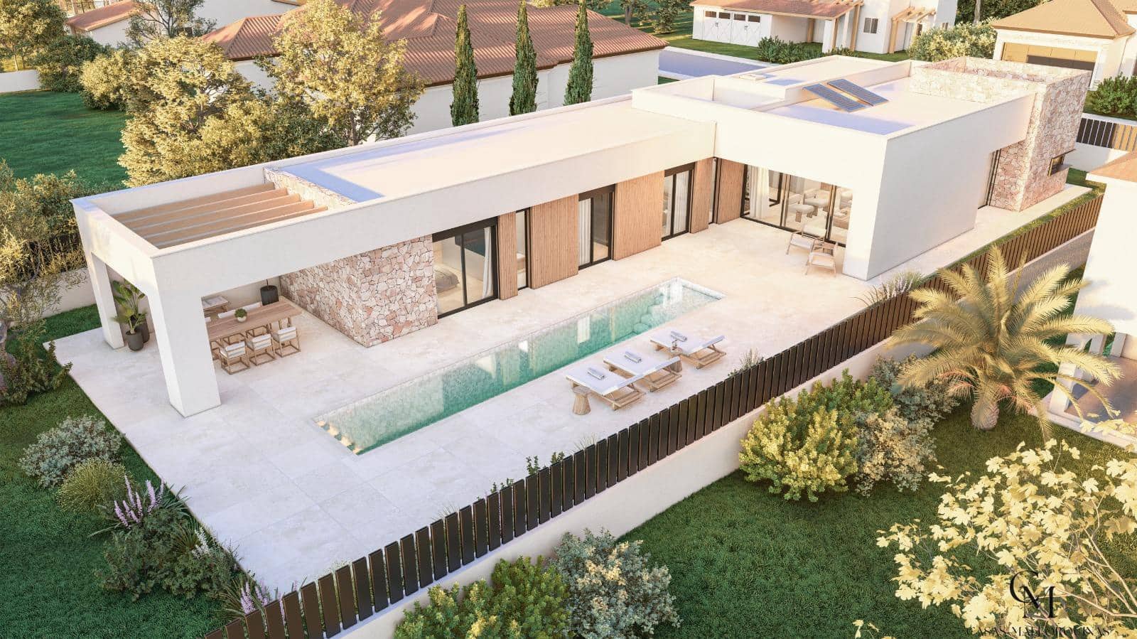 Chalet de 3 habitaciones en Sa Coma en venta con piscina garaje - 1.195.000 € (Ref: 9996164)