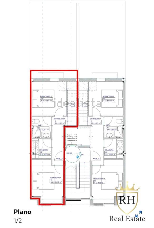 2 makuuhuone Asunto myytävänä paikassa Palma de Mallorca - 435 000 € (Ref: 10043568)