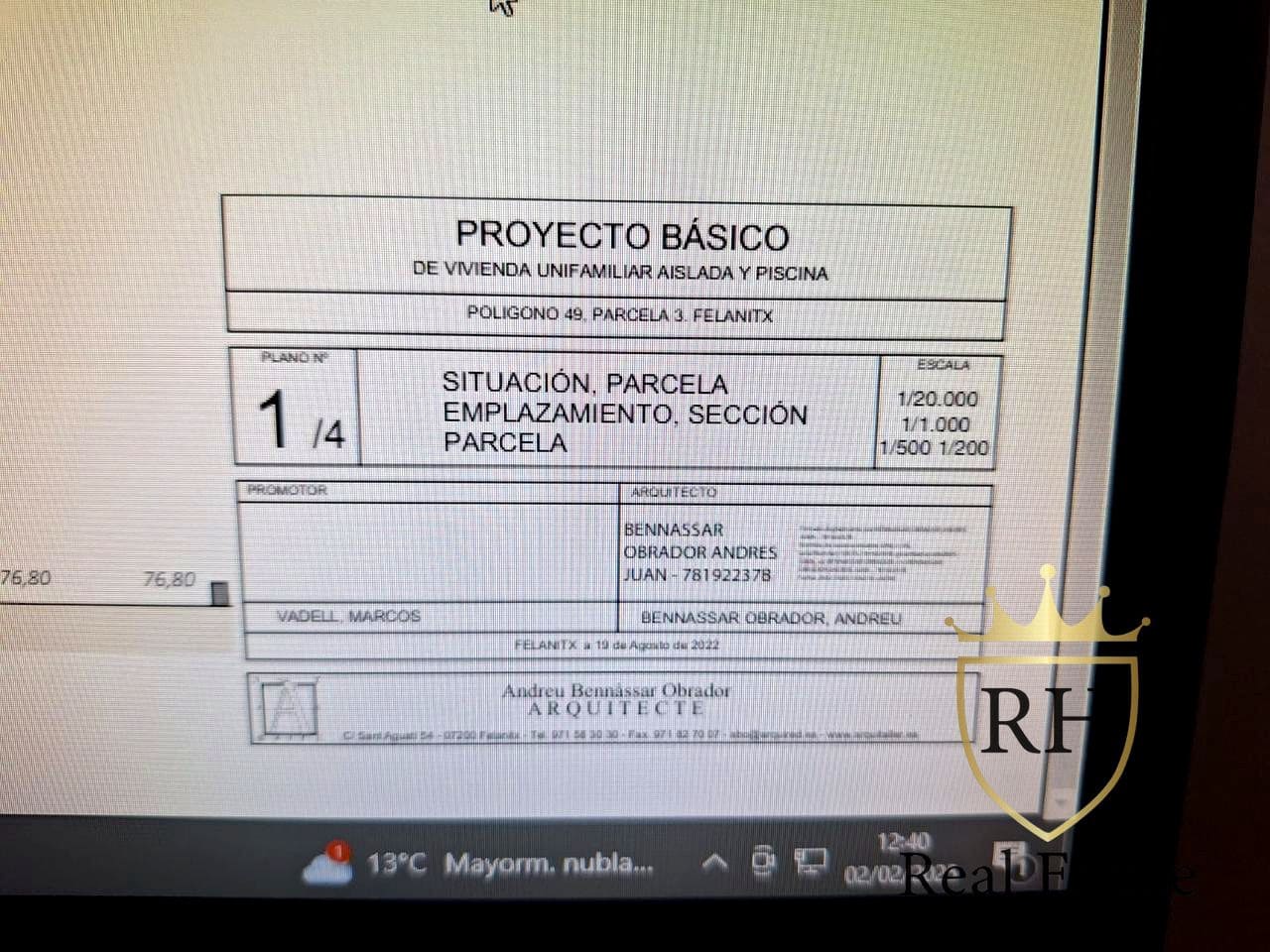 Ubebygd land til salgs i Felanitx - € 790 000 (Ref: 8779801)