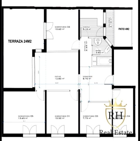 3 sypialnia Mieszkanie na sprzedaż w Son Dameto, Palma de Mallorca - 450 000 € (Ref: 9130180)