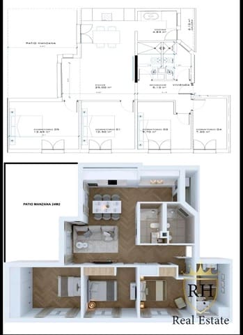 3 sypialnia Mieszkanie na sprzedaż w Son Dameto, Palma de Mallorca - 450 000 € (Ref: 9130180)