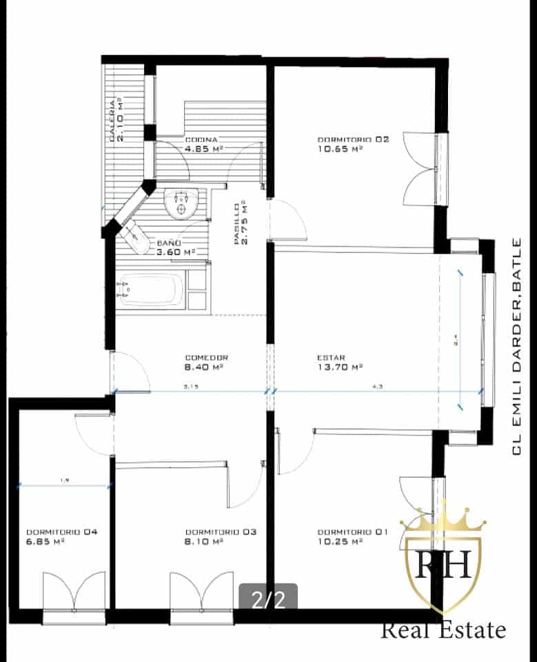 Piso de 3 habitaciones en Palma de Mallorca en venta - 450.000 € (Ref: 9130180)