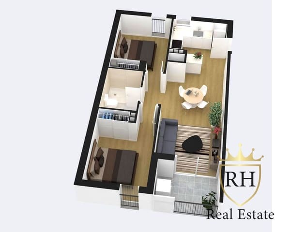 2 slaapkamer Flat te koop in Pere Garau, Palma de Mallorca met garage - € 375.000 (Ref: 9553093)