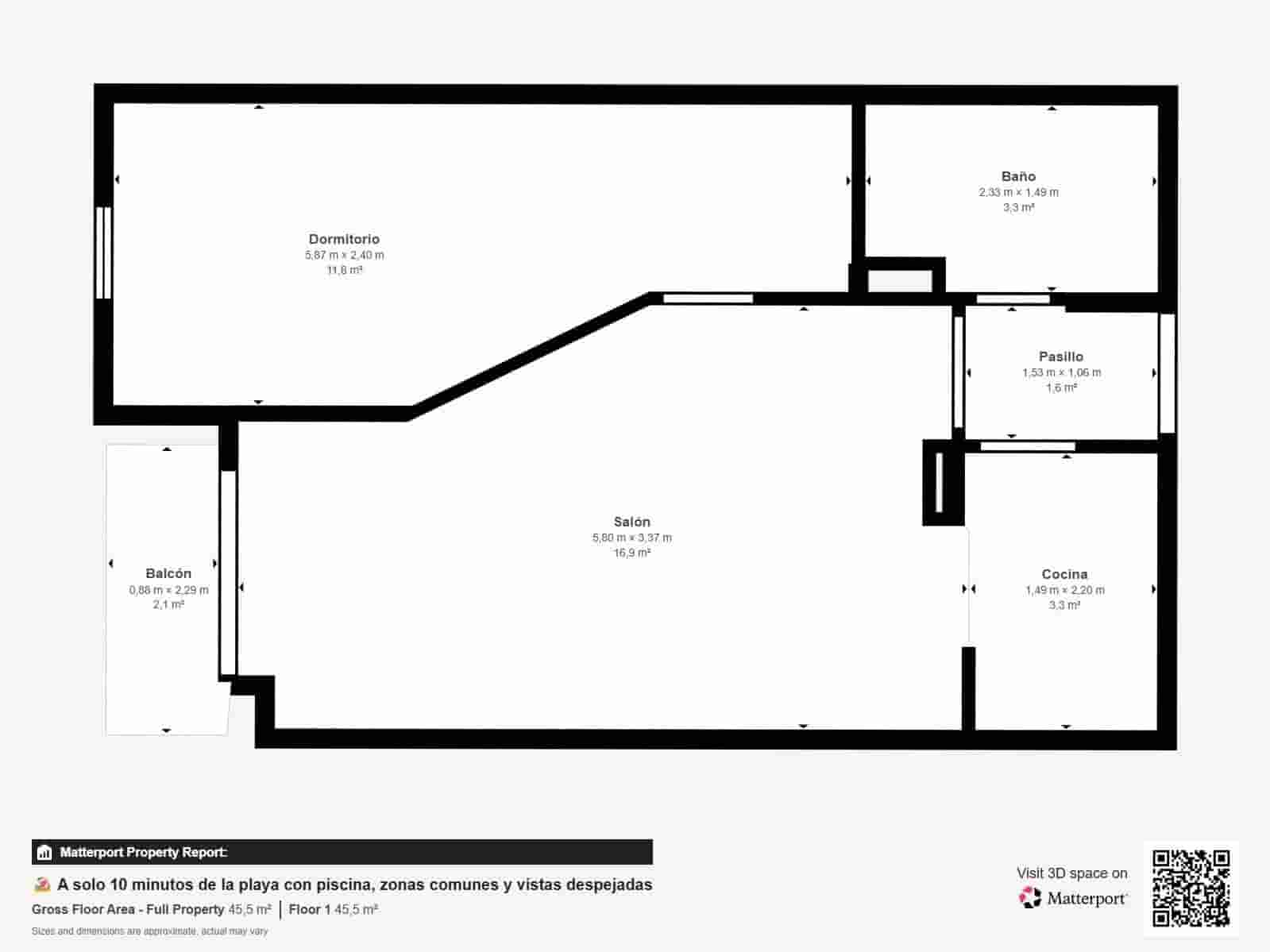 1 Zimmer Apartment zu verkaufen in Torrevieja mit Pool - 113.900 € (Ref: 10003860)
