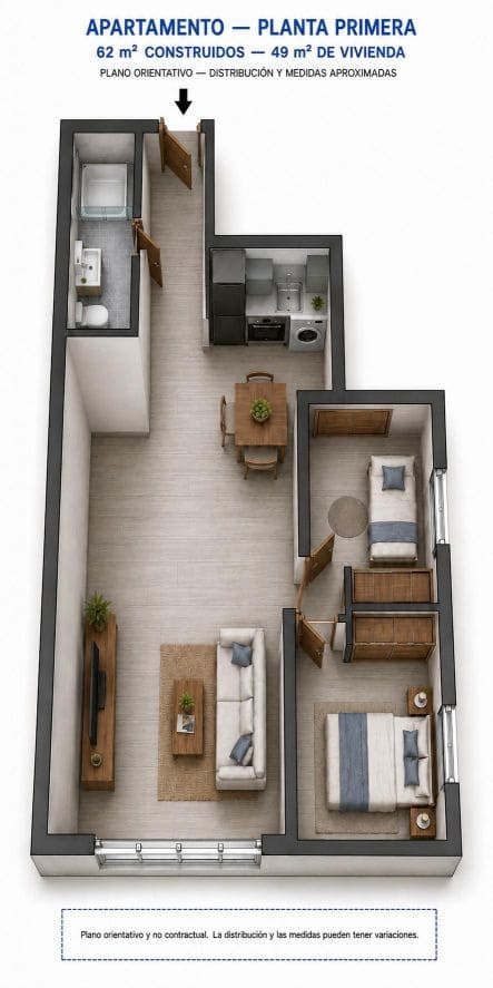 2 quarto Apartamento para venda em Torrevieja - 149 900 € (Ref: 10005776)