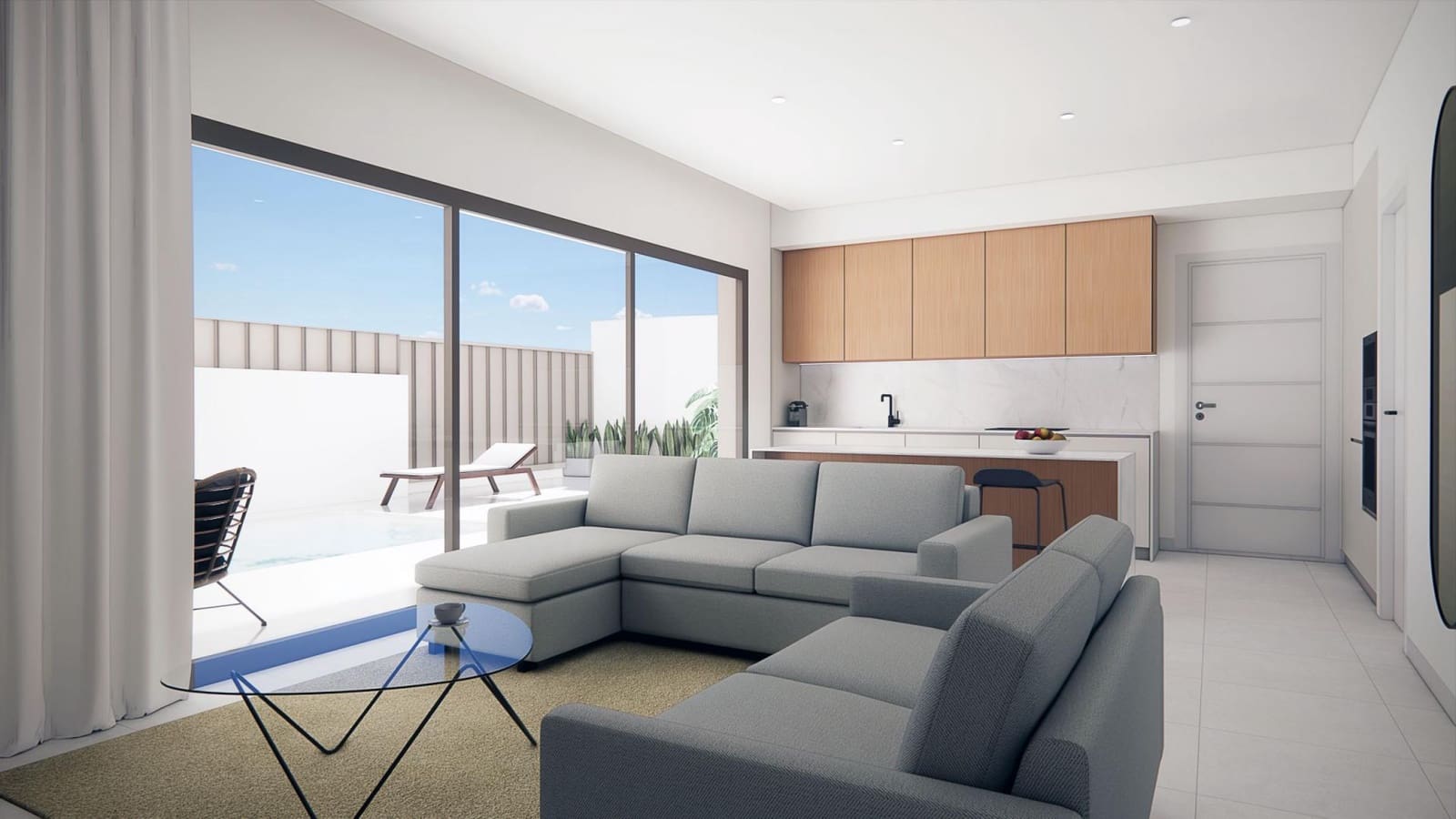 Bungalow de 3 habitaciones en Pilar de la Horadada en venta con piscina - 291.500 € (Ref: 10041268)