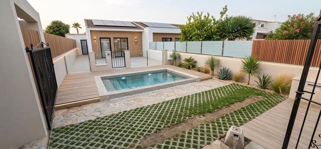 2 quarto Bungalow para venda em El Chaparral - La Siesta - La Torreta, Torrevieja - 137 300 € (Ref: 10047504)
