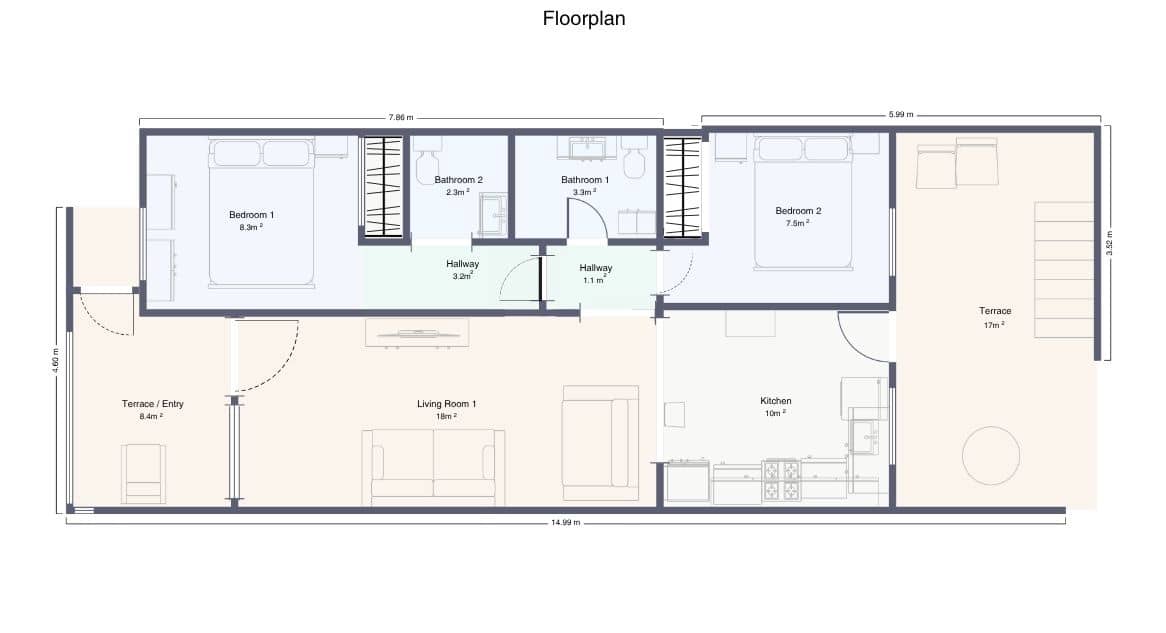 2 slaapkamer Villa te koop in Los Dolses - € 229.000 (Ref: 10070957)