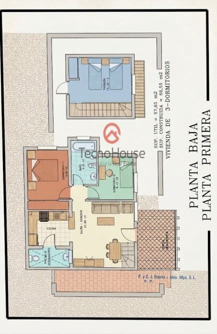 3 sovrum Semi-fristående Villa till salu i Playa Flamenca med pool - 219 500 € (Ref: 10111797)