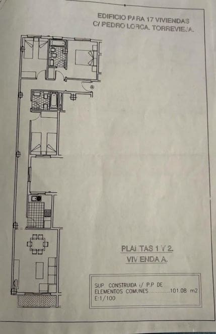 3 soverom Leilighet til salgs i Torrevieja - € 192 000 (Ref: 10150396)