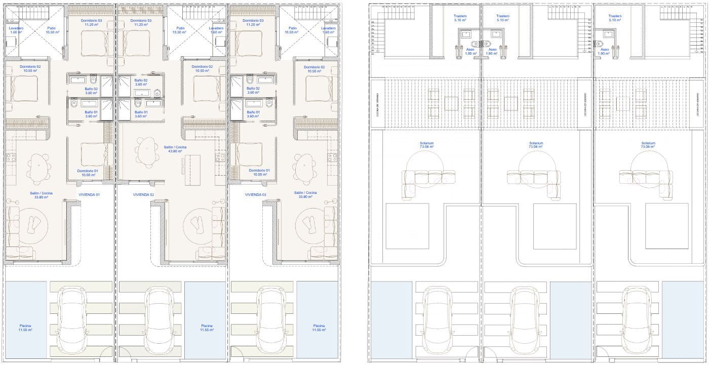 2 soveværelse Villa til salg i Lo Pagan med swimmingpool - € 369.900 (Ref: 10168654)