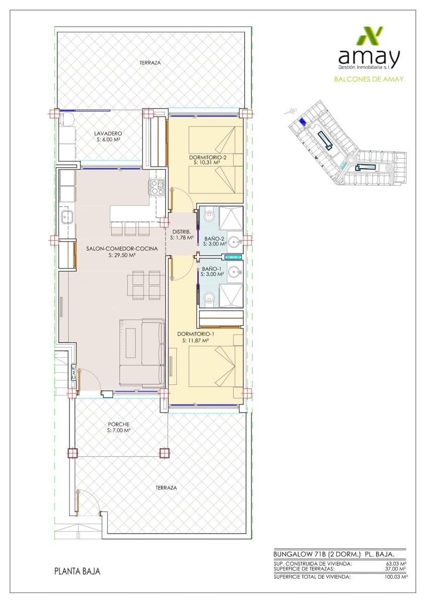 2 soveværelse Bungalow til salg i Torrevieja - € 299.000 (Ref: 9191267)