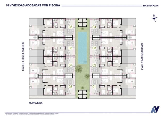 3 chambre Bungalow à vendre à Lo Pagan, San Pedro del Pinatar avec piscine - 225 000 € (Ref: 9232773)