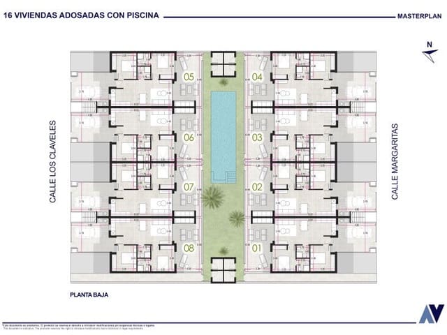 3 sypialnia Bungalow na sprzedaż w Lo Pagan, San Pedro del Pinatar z basenem - 225 000 € (Ref: 9232773)