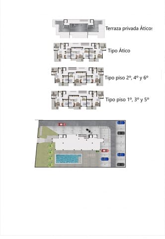 2 sovrum Lägenhet till salu i Finestrat med pool - 275 000 € (Ref: 9236688)