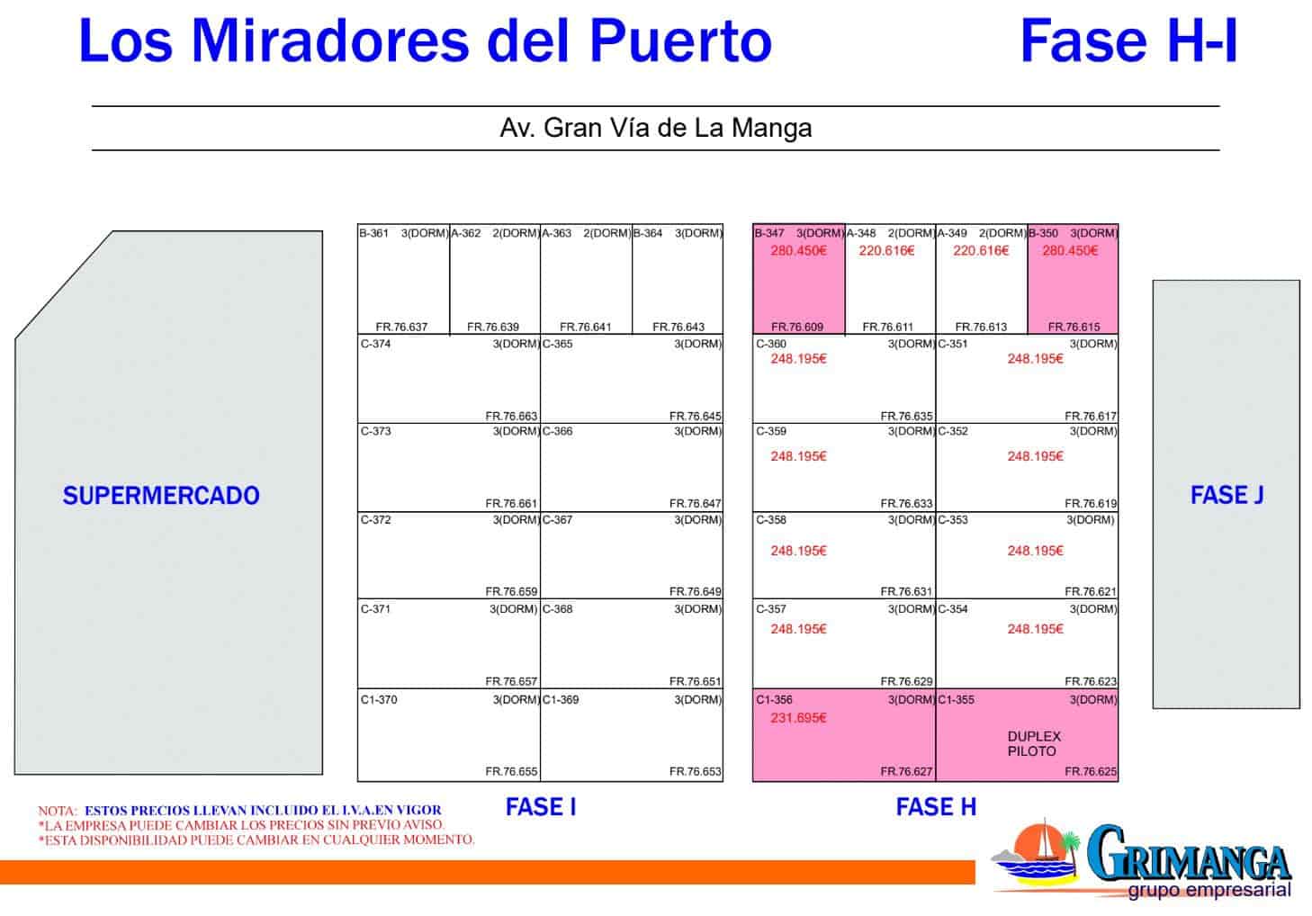 2 camera da letto Appartamento in vendita in La Manga del Mar Menor con piscina - 260.560 € (Rif: 9236693)