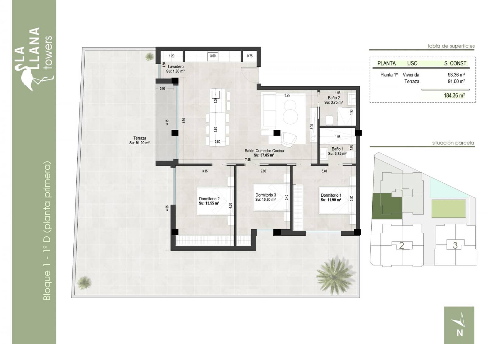 3 camera da letto Appartamento in vendita in Lo Pagan con piscina garage - 279.000 € (Rif: 9236696)