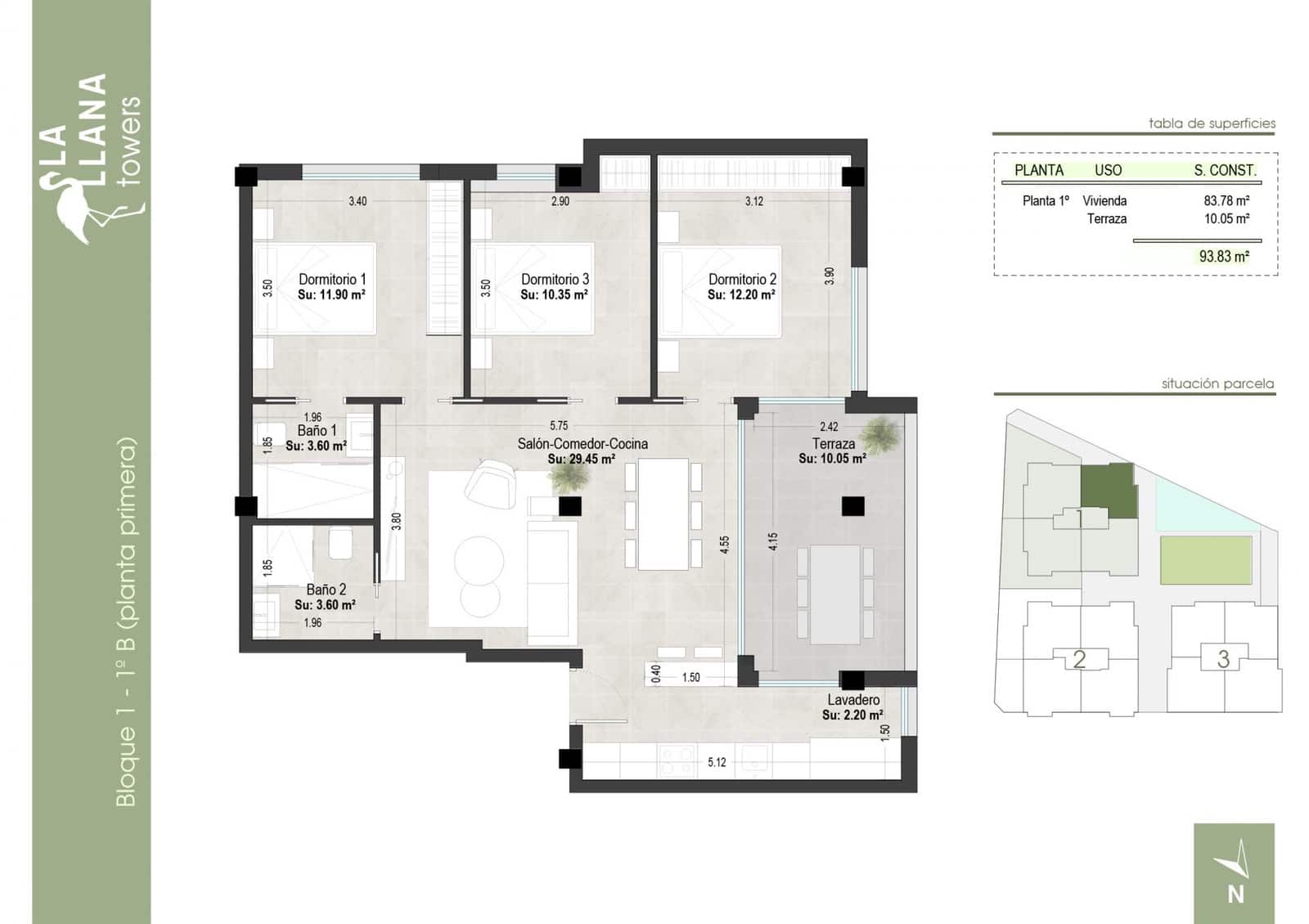 3 camera da letto Appartamento in vendita in Lo Pagan con piscina garage - 279.000 € (Rif: 9236696)