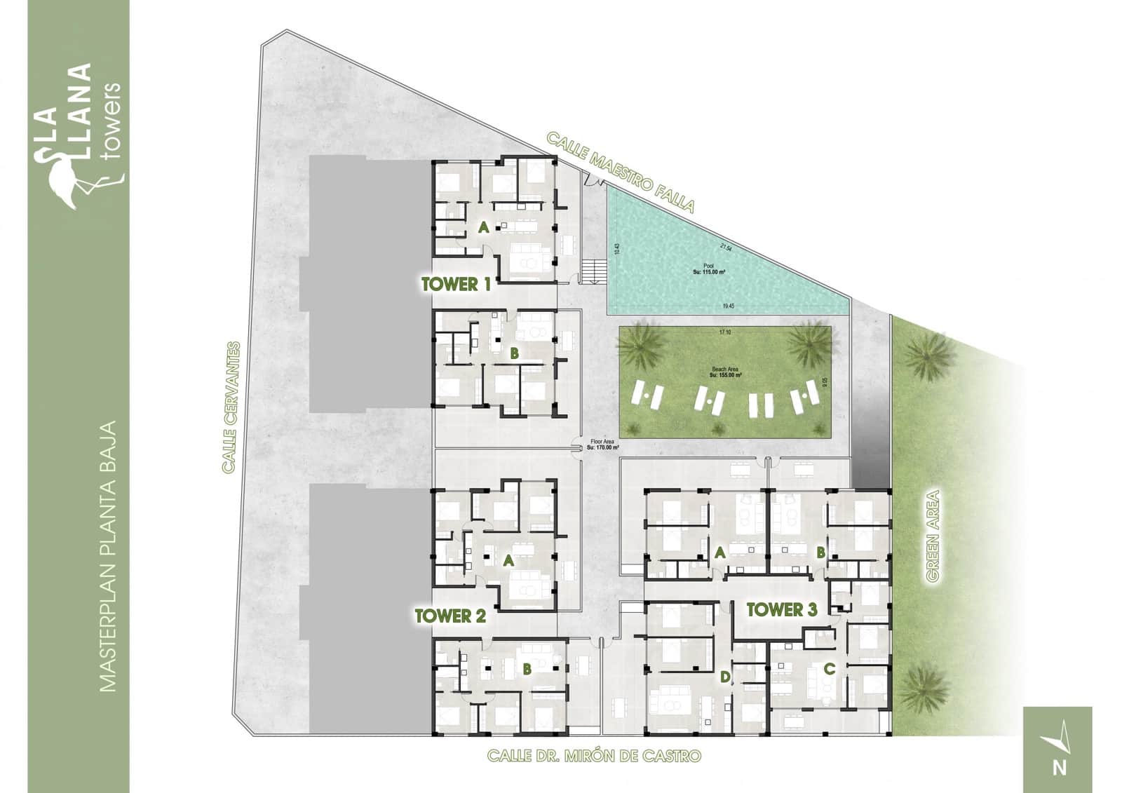 3 camera da letto Appartamento in vendita in Lo Pagan con piscina garage - 279.000 € (Rif: 9236696)