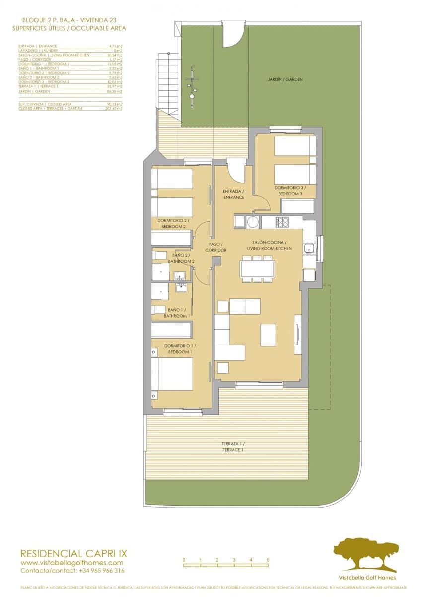2 bedroom Apartment for sale in Orihuela with pool - € 239,900 (Ref: 9236706)
