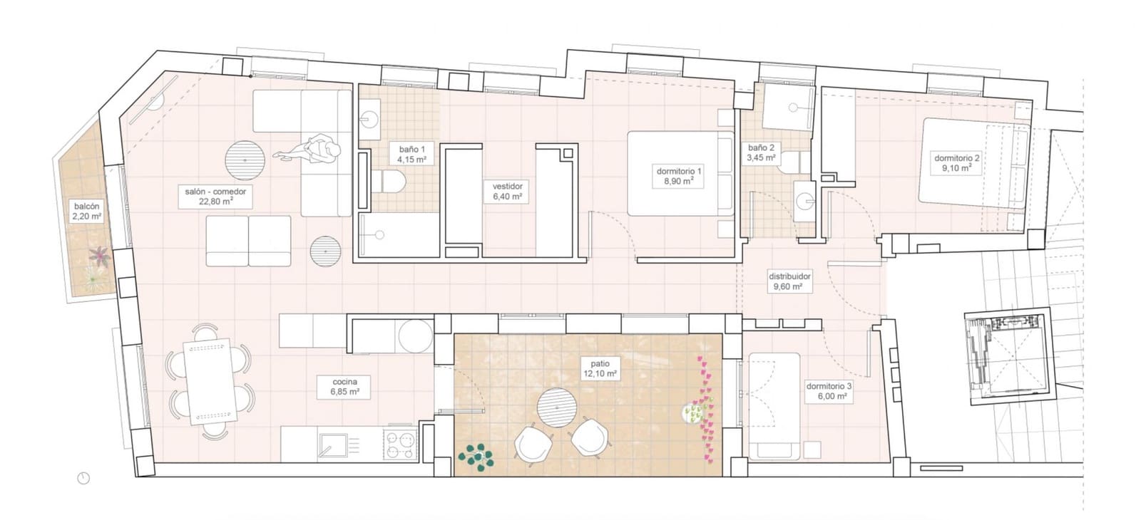 3 camera da letto Appartamento in vendita in Hondon de las Nieves - 230.000 € (Rif: 9236709)