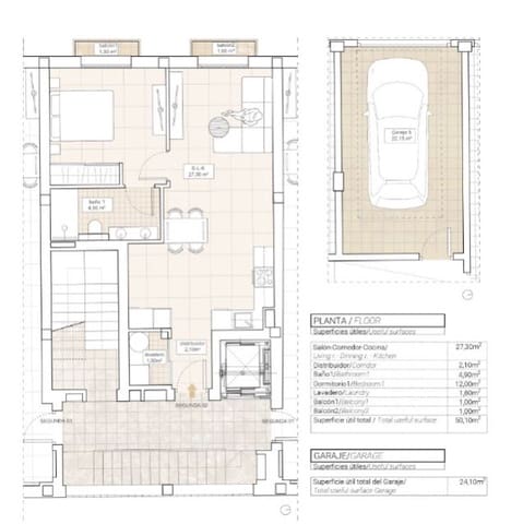 1 quarto Apartamento para venda em Hondón de las Nieves com piscina - 175 000 € (Ref: 9236717)