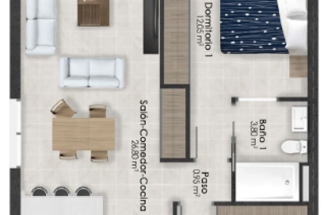 2 quarto Apartamento para venda em Condado de Alhama, Alhama de Murcia com piscina - 191 900 € (Ref: 9236720)