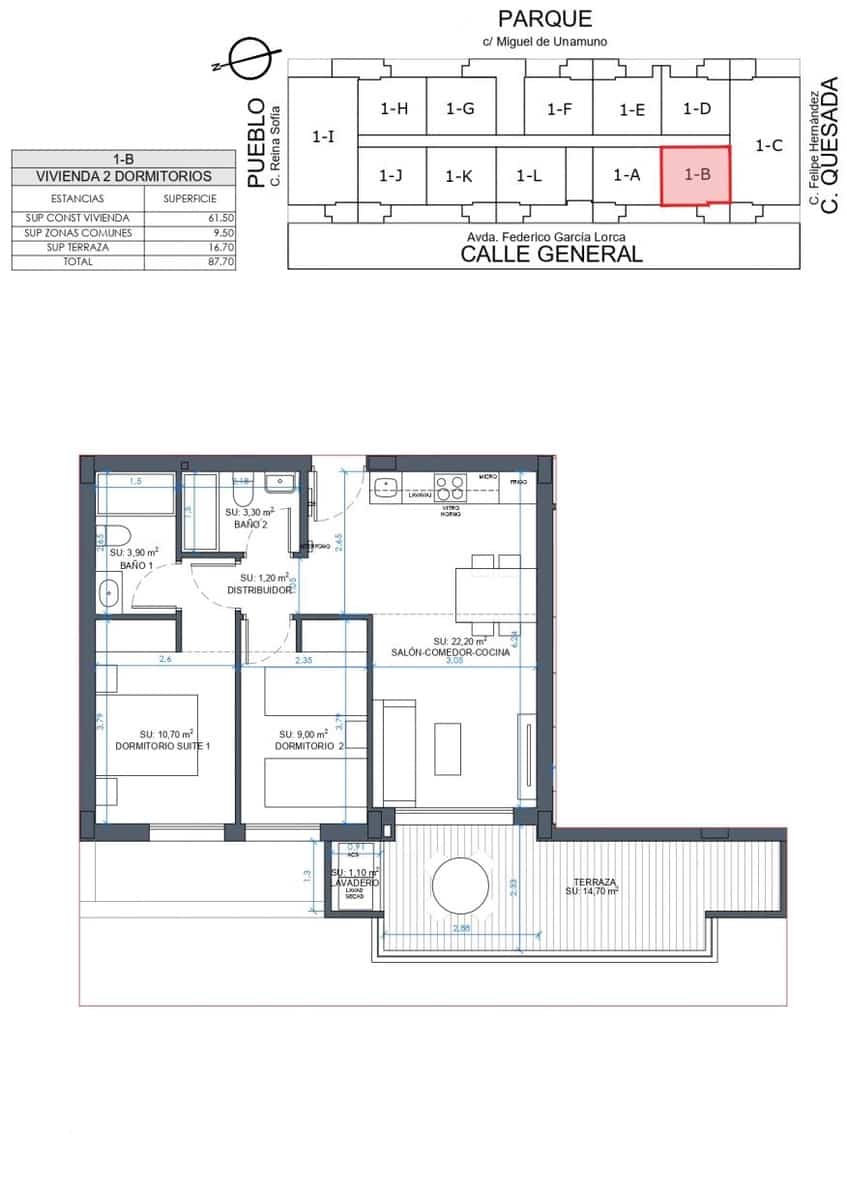 2 bedroom Apartment for sale in Benijofar - € 253,000 (Ref: 9236735)