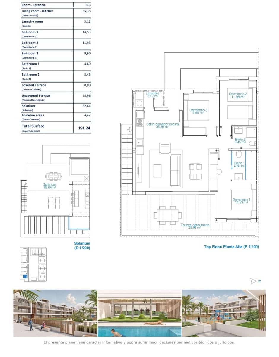 3 bedroom Apartment for sale in Torre de la Horadada with garage - € 379,900 (Ref: 9248278)