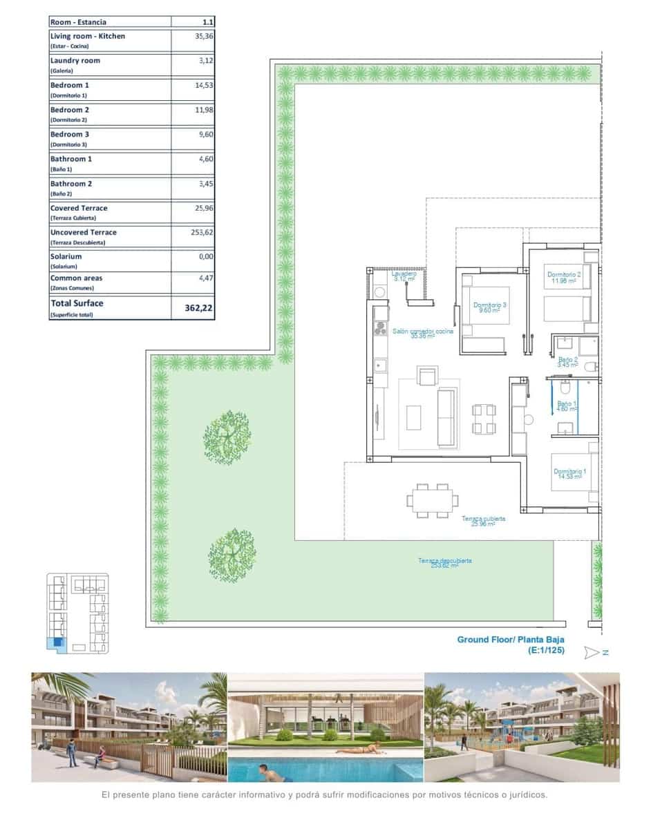 3 quarto Penthouse para venda em Torre de la Horadada com garagem - 536 900 € (Ref: 9248279)