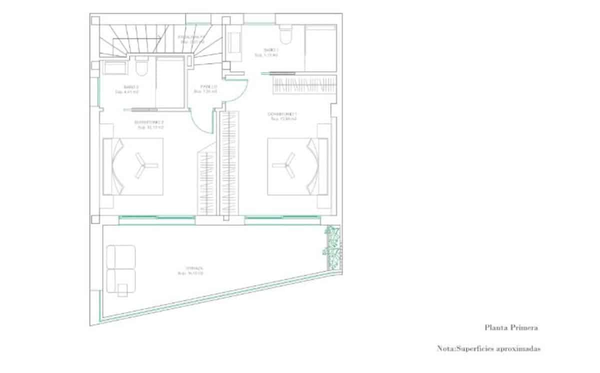 2 sovrum Radhus till salu i Gran Alacant med pool - 566 000 € (Ref: 9311060)