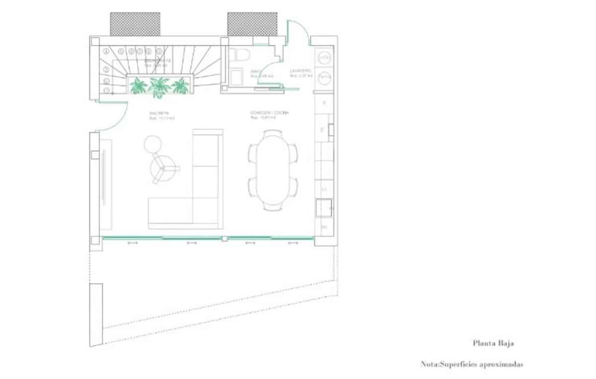 2 sovrum Radhus till salu i Gran Alacant med pool - 566 000 € (Ref: 9311060)