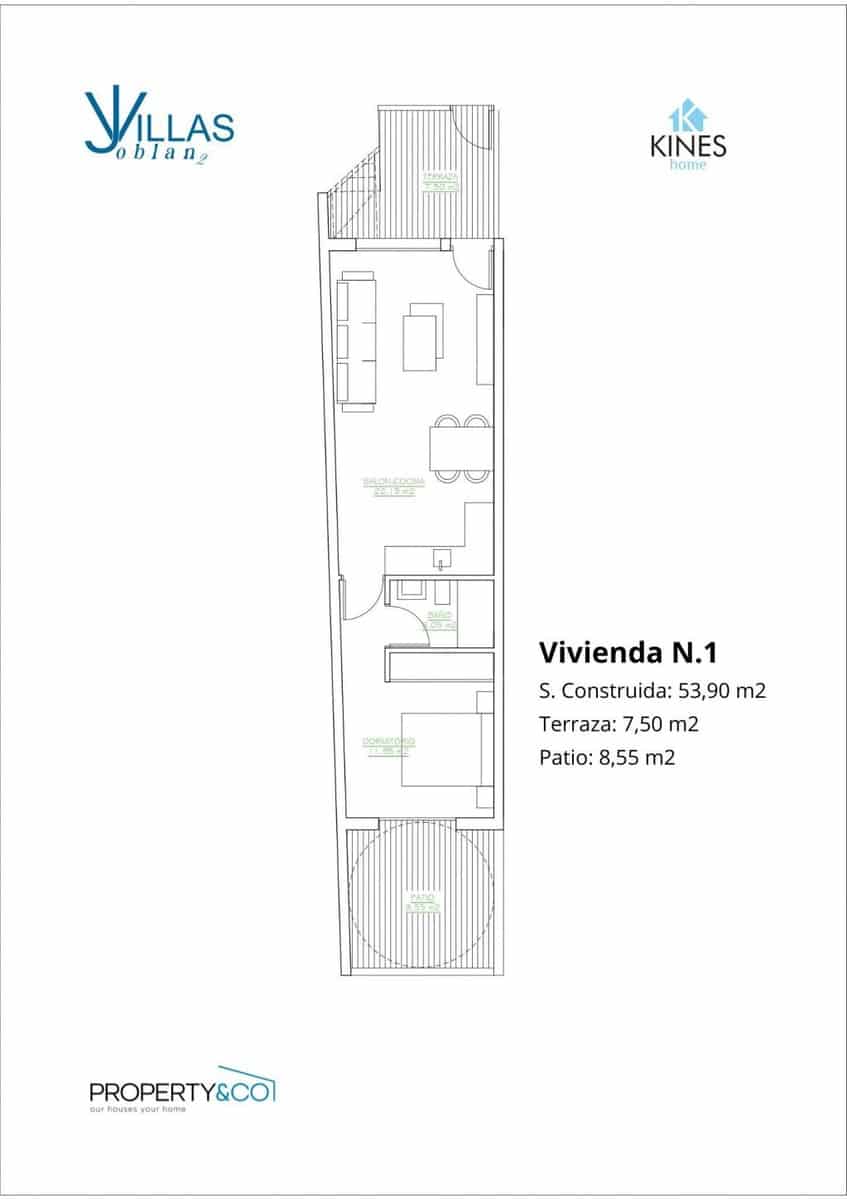3 slaapkamer Bungalow te koop in Lo Pagan - € 269.900 (Ref: 9690992)