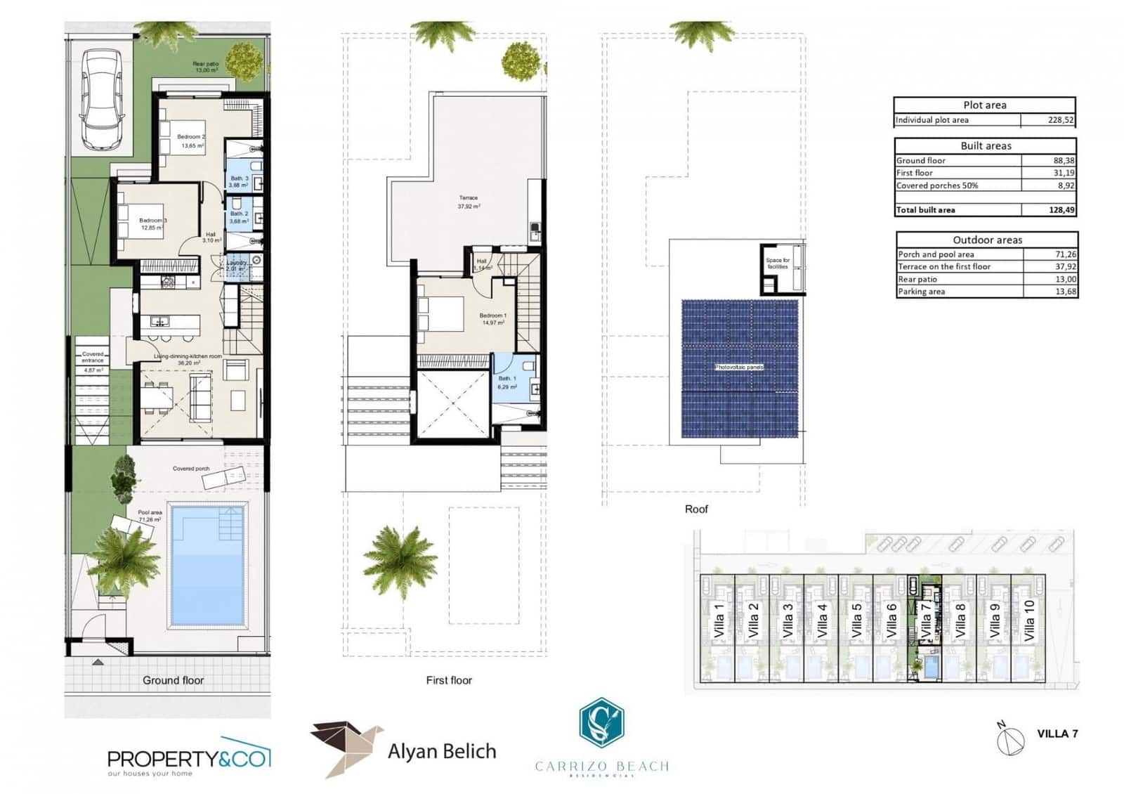 3 Zimmer Villa zu verkaufen in Los Nietos mit Pool - 374.900 € (Ref: 9690993)