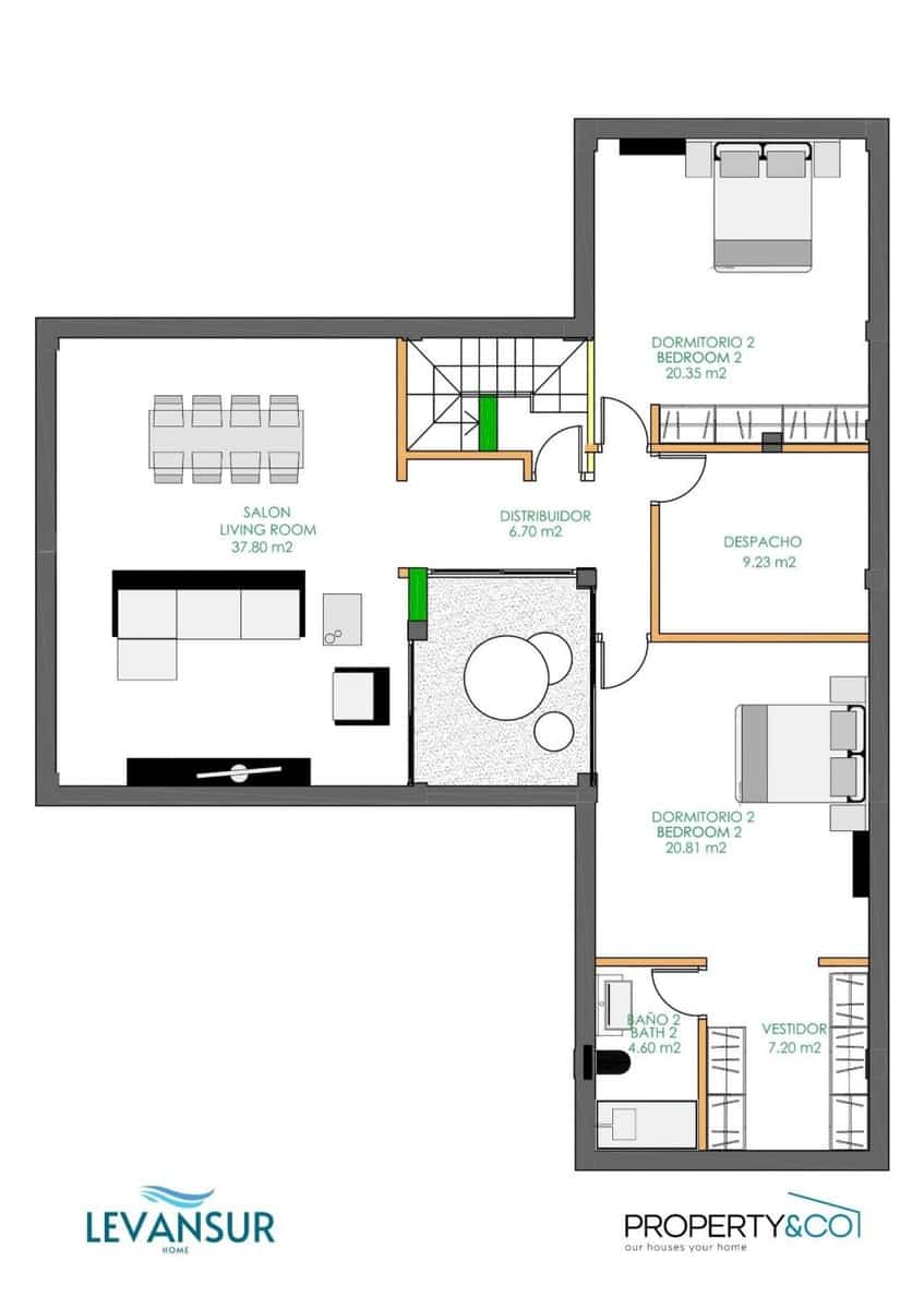 3 quarto Moradia para venda em Torre-Pacheco com piscina - 849 900 € (Ref: 9691000)