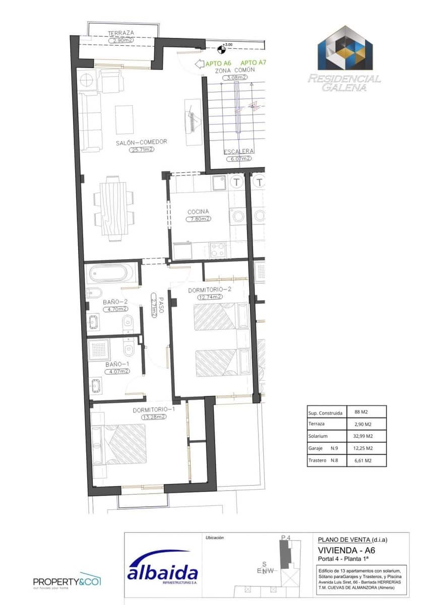 2 bedroom Apartment for sale in Roda de Bara - € 118,900 (Ref: 9691016)