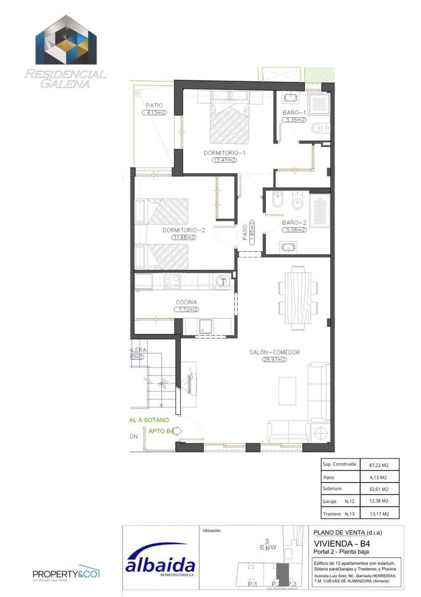 2 bedroom Apartment for sale in Roda de Bara - € 118,900 (Ref: 9691016)