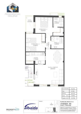 2 sovrum Lägenhet till salu i Roda de Barà - 118 900 € (Ref: 9691016)