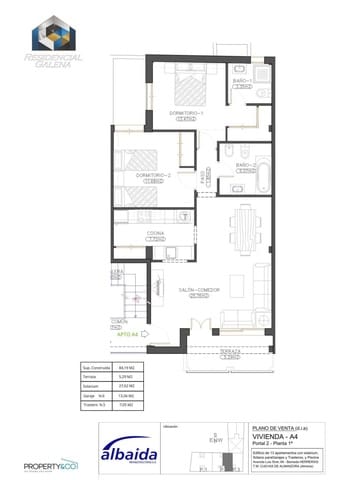Apartamento de 2 habitaciones en Roda de Barà en venta - 125.900 € (Ref: 9691016)