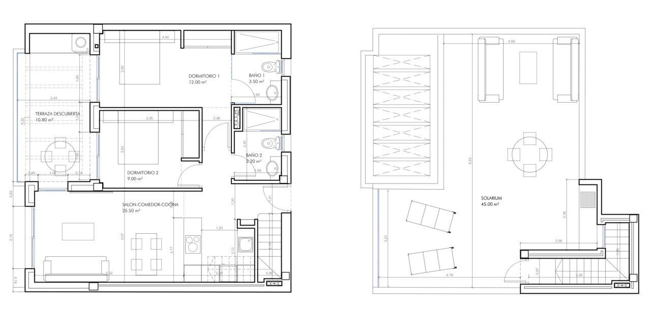 2 chambre Penthouse à vendre à Filipinas - 310 000 € (Ref: 9691059)