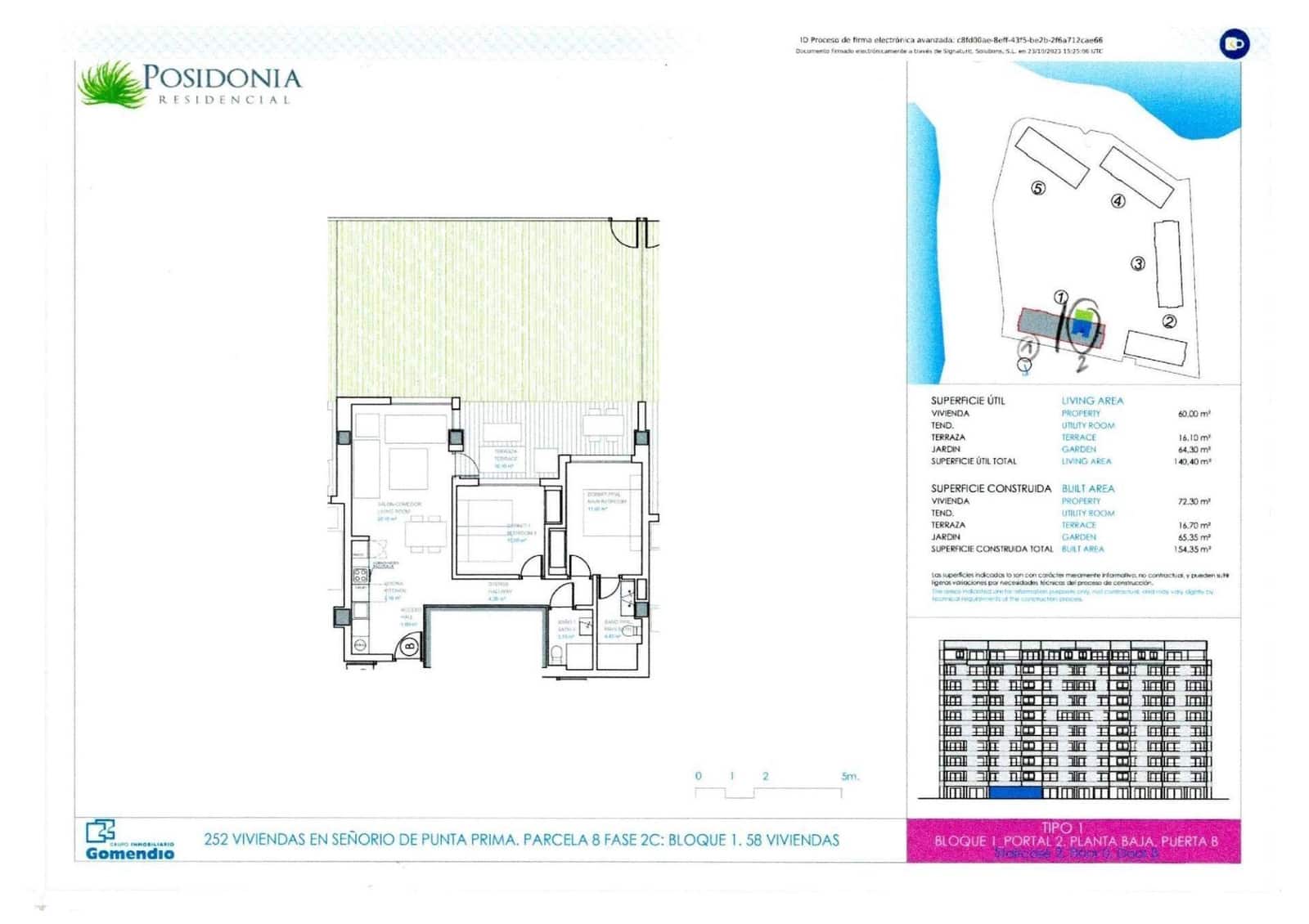 2 soverom Leilighet til salgs i Punta Prima med svømmebasseng - € 509 000 (Ref: 9763680)