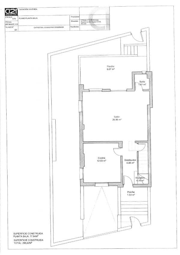 4 makuuhuone Rivitalo myytävänä paikassa Guardamar del Segura - 395 000 € (Ref: 9778325)