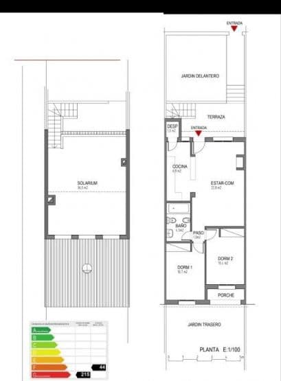 2 soverom Bungalow til salgs i Orihuela Costa med svømmebasseng - € 215 000 (Ref: 9814396)