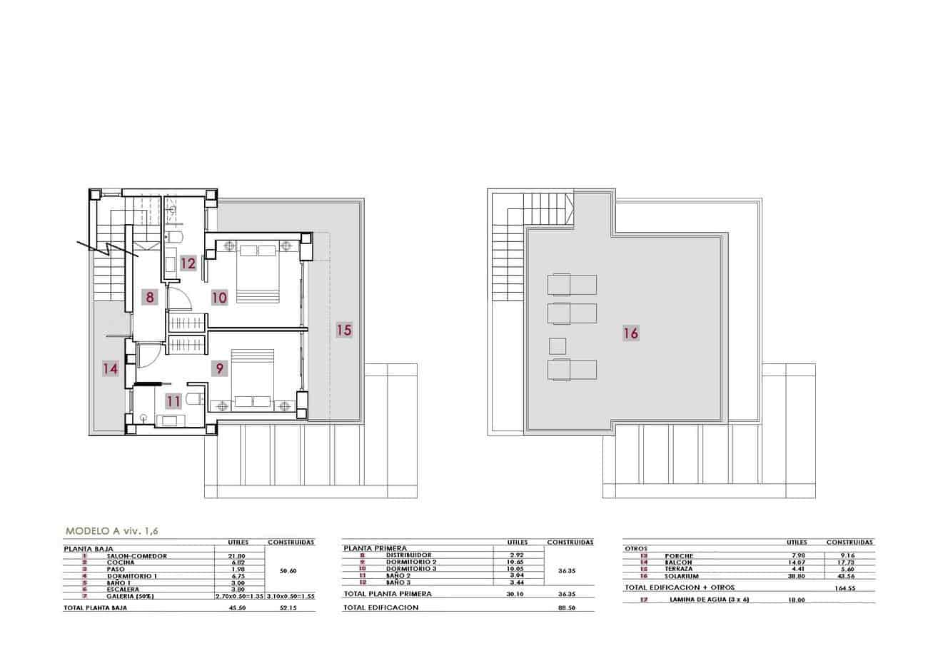 Chalet de 3 habitaciones en Orihuela Costa en venta con piscina - 459.950 € (Ref: 9868778)