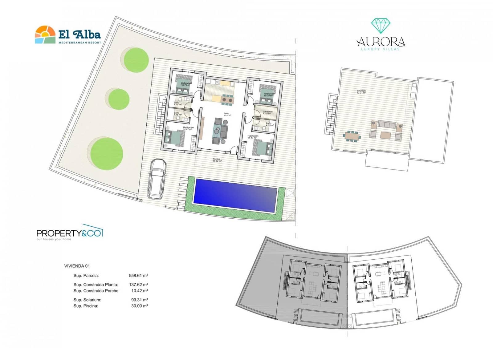 4 makuuhuone Huvila myytävänä paikassa Roldan mukana uima-altaan - 674 500 € (Ref: 9870265)